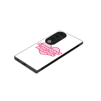 Emotional Baggage stylish phone case for vivo v40 pro | glossy glass and slim fit