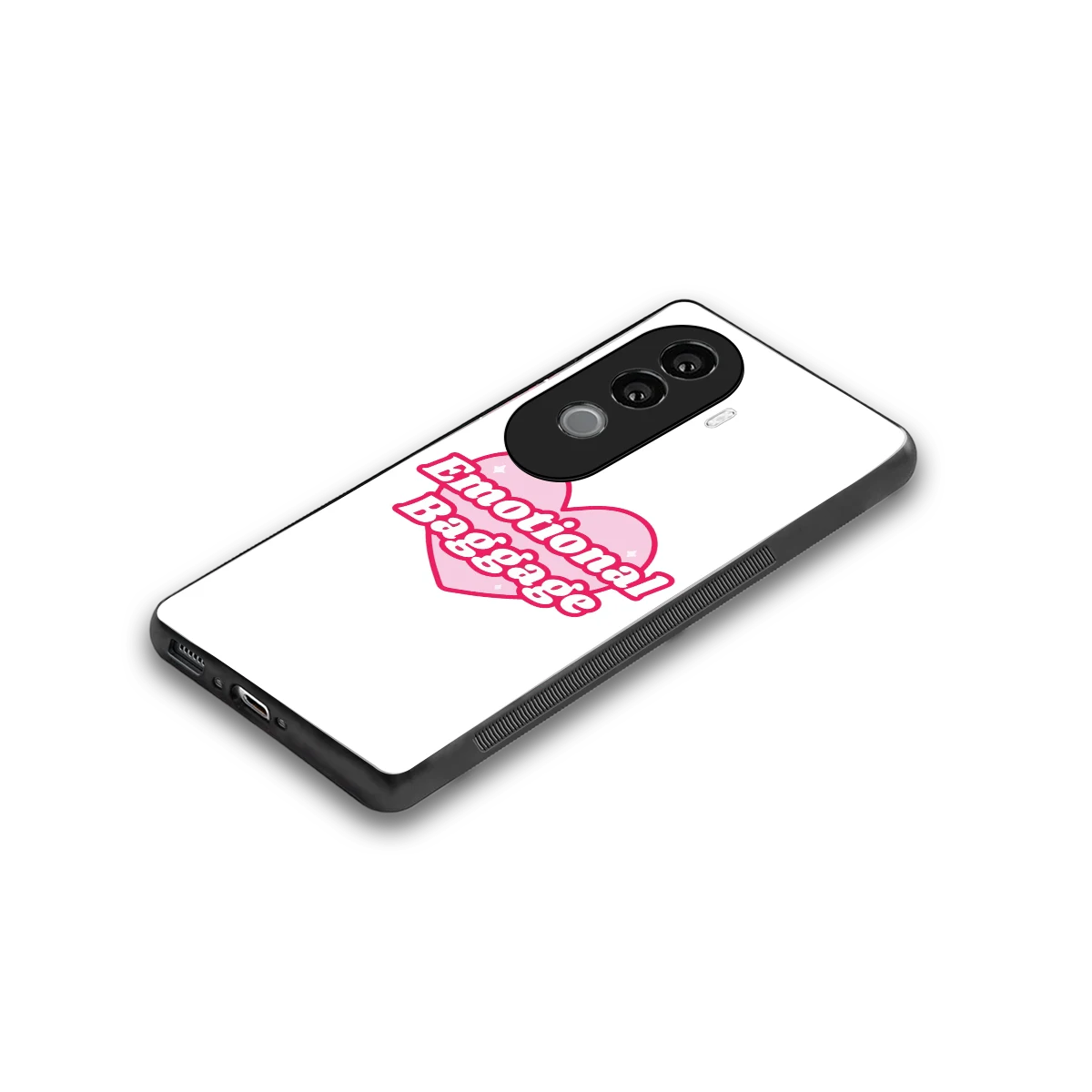 Emotional Baggage stylish phone case for vivo v40e | glossy glass and slim fit