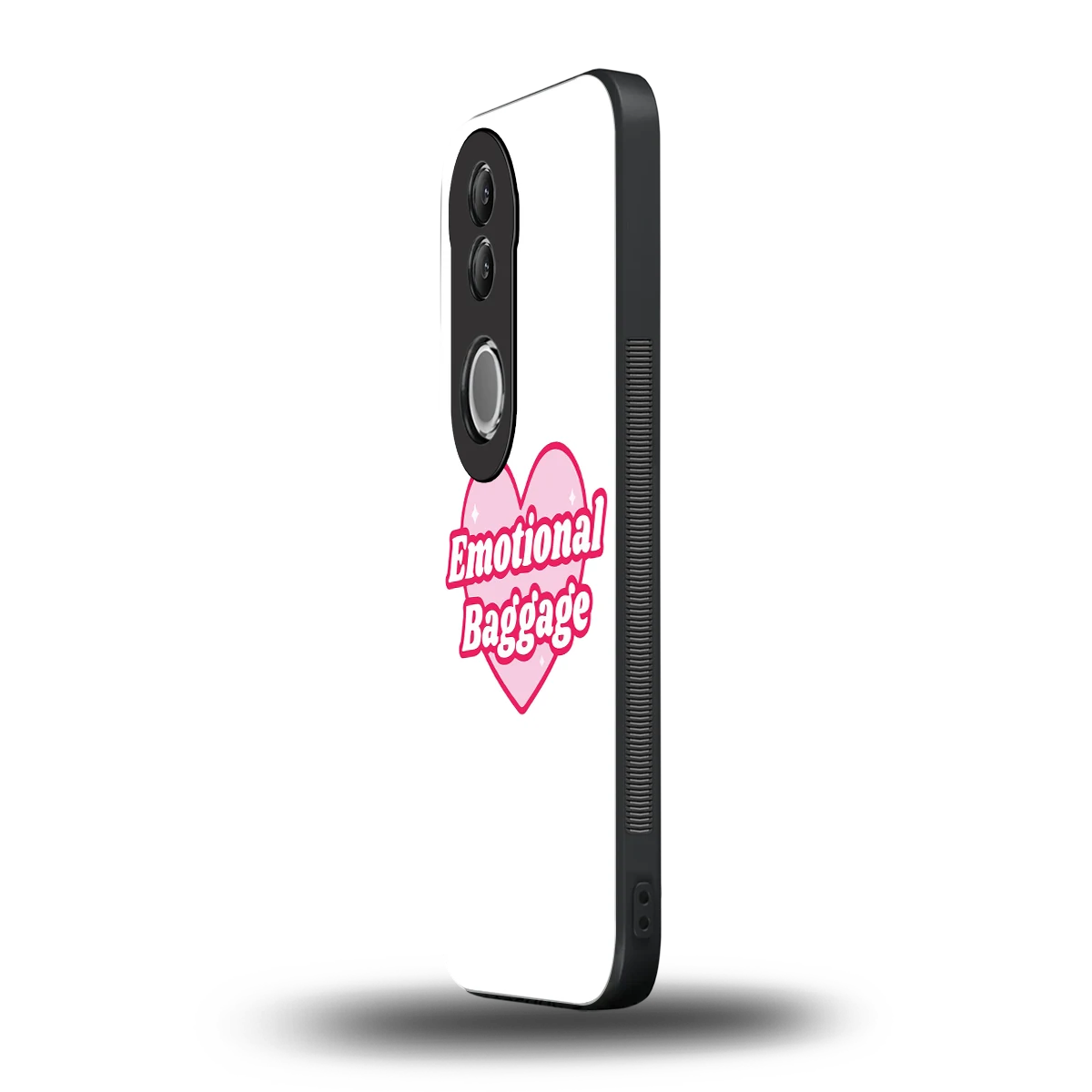 Emotional Baggage vivo v50 mobile cover | shockproof glass phone case