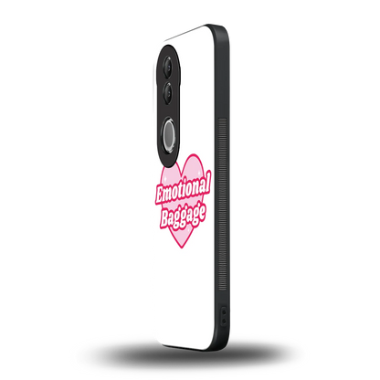 Emotional Baggage vivo v50 mobile cover | shockproof glass phone case