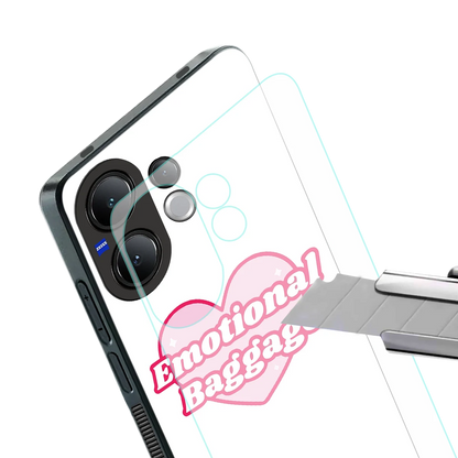 Emotional Baggage stylish phone case for vivo v60 | glossy glass and slim fit