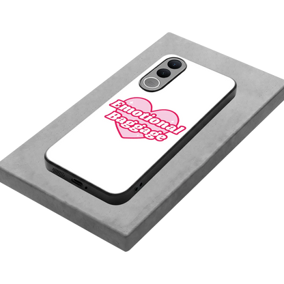 Emotional Baggage stylish phone case for vivo v70 fe | glossy glass and slim fit