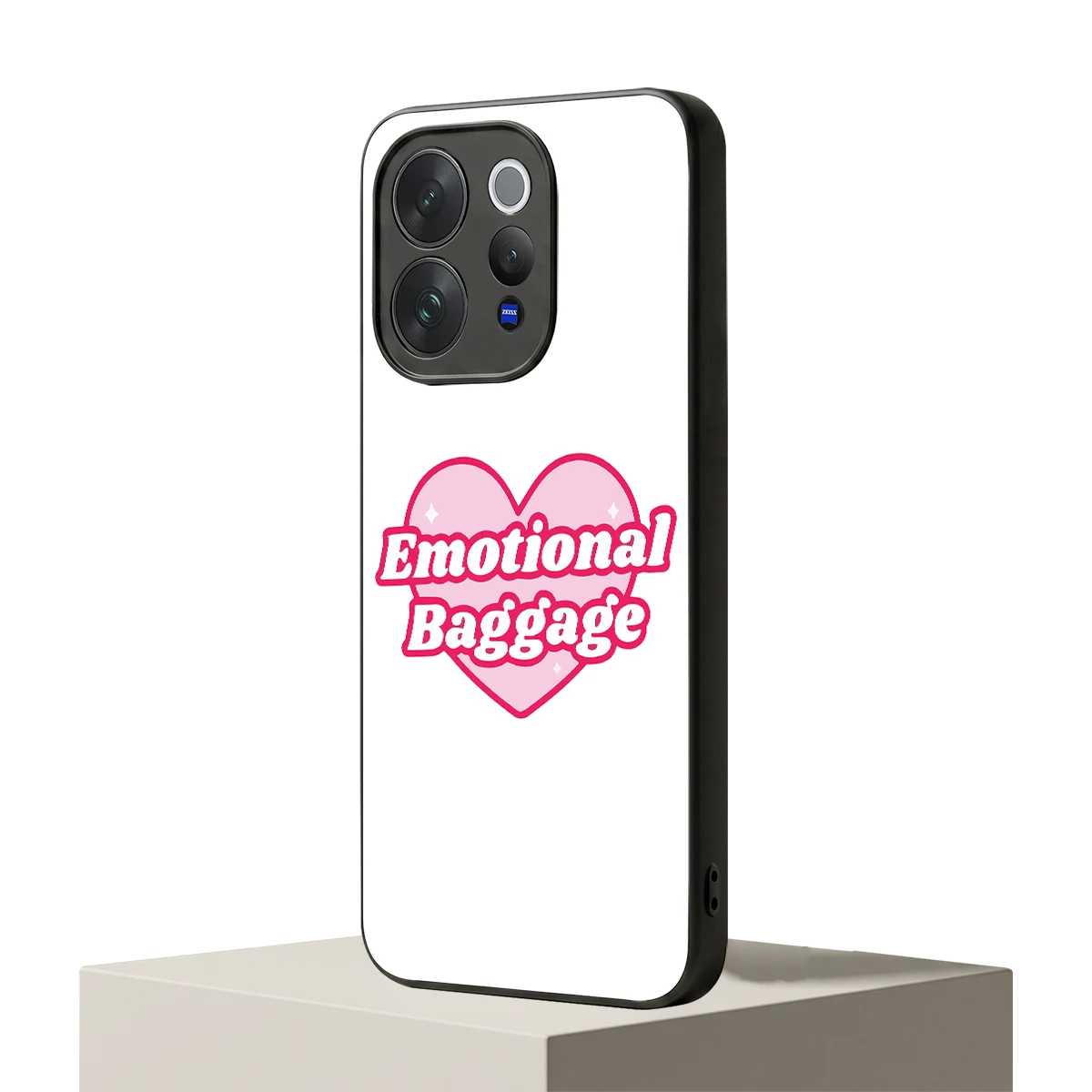 Emotional Baggage vivo v70 mobile cover | shockproof glass phone case