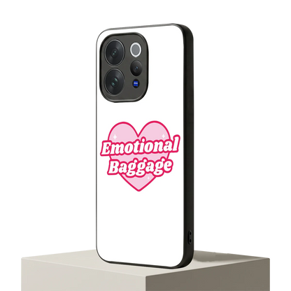 Emotional Baggage vivo v70 mobile cover | shockproof glass phone case