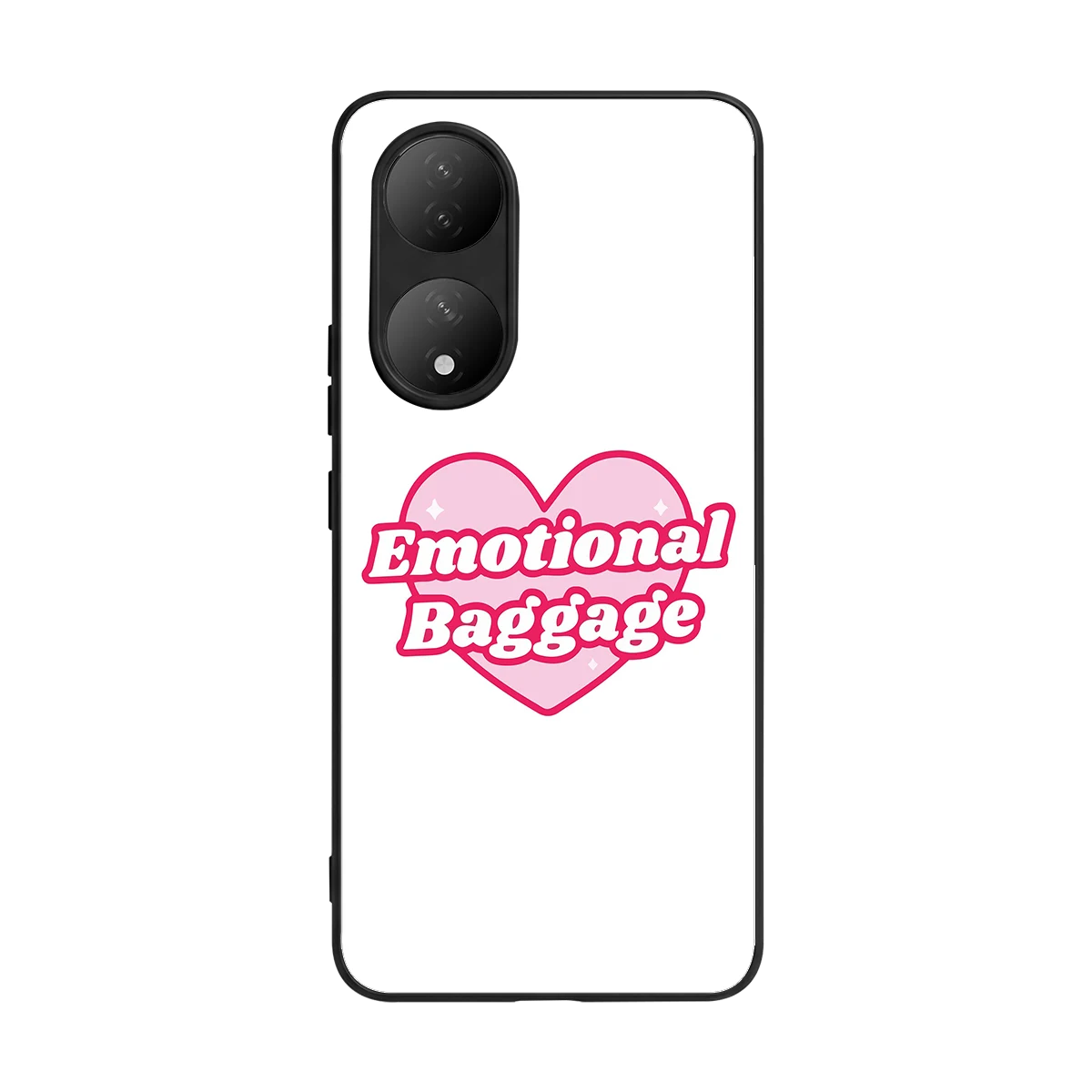 Emotional Baggage back phone cover | glass case for Vivo-y100