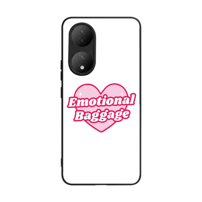 Emotional Baggage back phone cover | glass case for Vivo-y100