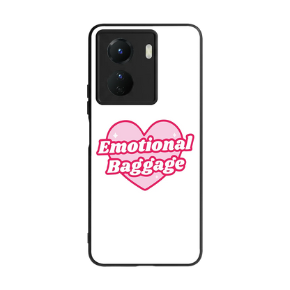 Emotional Baggage back phone cover | glass case for vivo y16