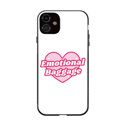 Emotional Baggage back phone cover | glass case for iphone 12