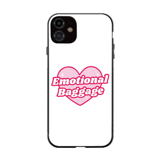 Emotional Baggage back phone cover | glass case for iphone 11