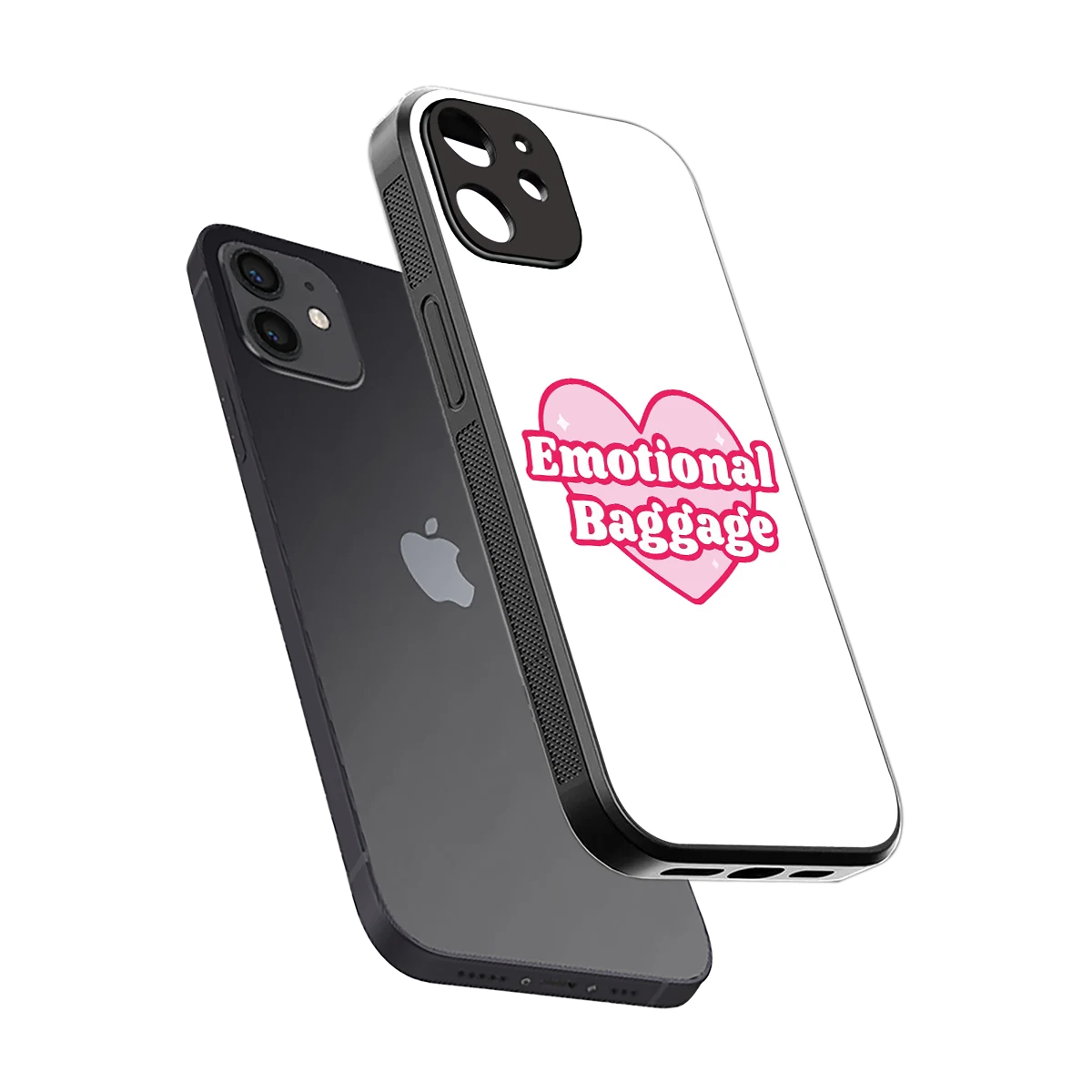 Emotional Baggage sleek iphone 11 cover with tempered glass back and TPU edges