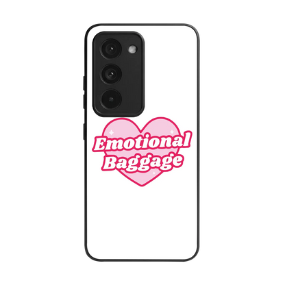 Emotional Baggage back phone cover | glass case for redmi 15 5g
