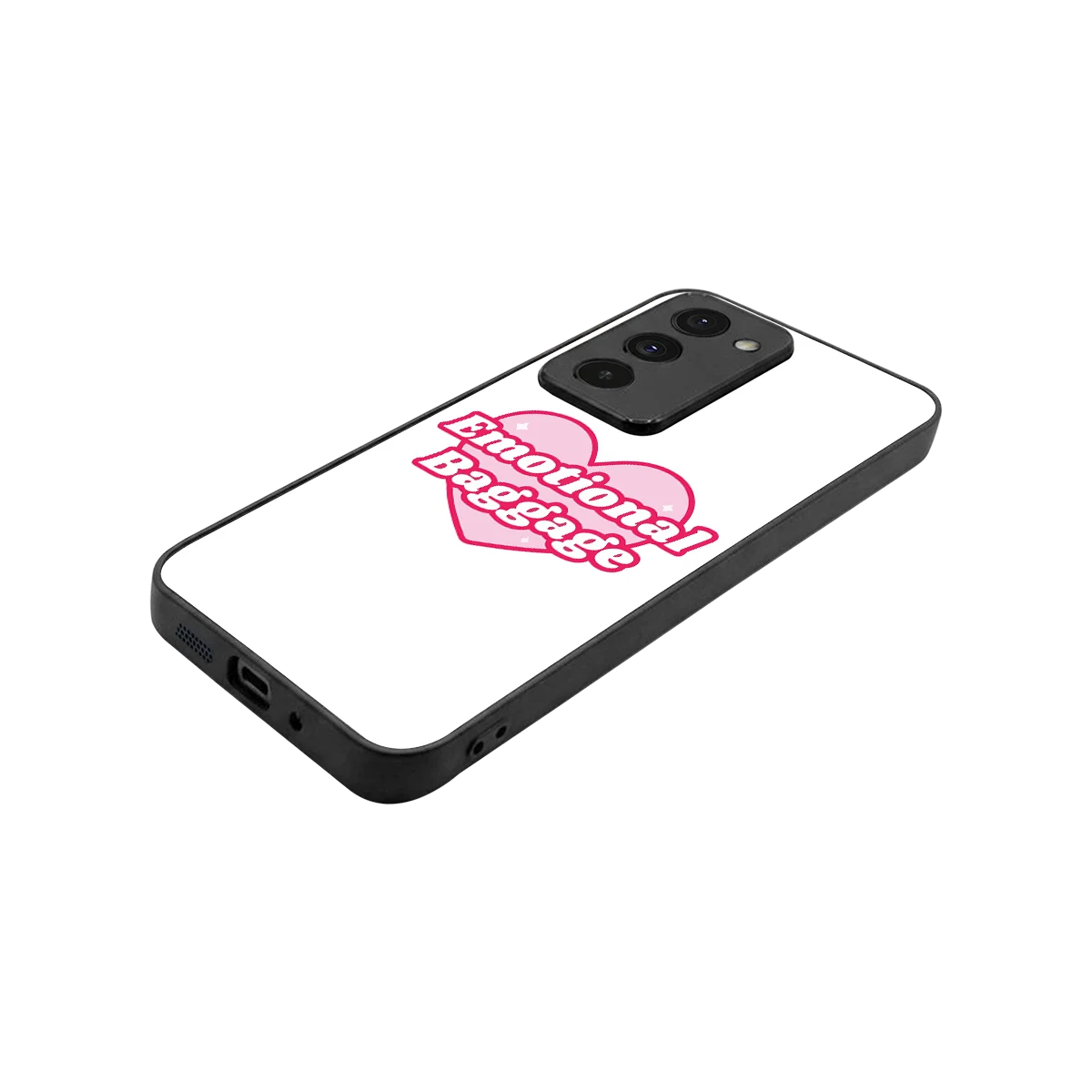 Emotional Baggage stylish phone case for redmi 15 5g | glossy glass and slim fit