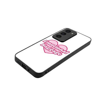 Emotional Baggage stylish phone case for redmi 15 5g | glossy glass and slim fit