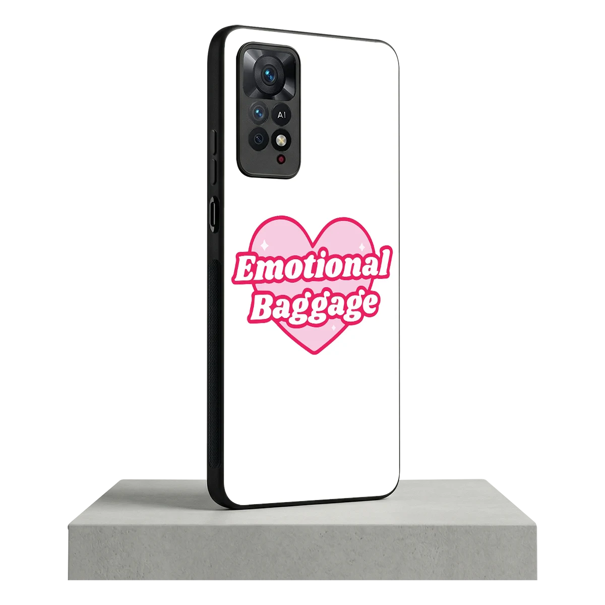 Emotional Baggage redmi note 11 pro mobile cover | shockproof glass phone case