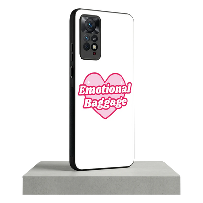 Emotional Baggage redmi note 11 pro mobile cover | shockproof glass phone case