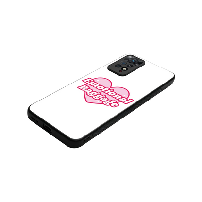 Emotional Baggage stylish phone case for redmi note 11 pro | glossy glass and slim fit
