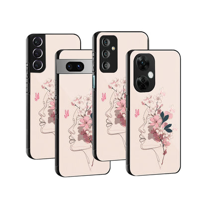 Stylish Glass Back Case for All Smartphones iPhone, Samsung, OnePlus, Pixel, Redmi, Oppo, Vivo, Motorola