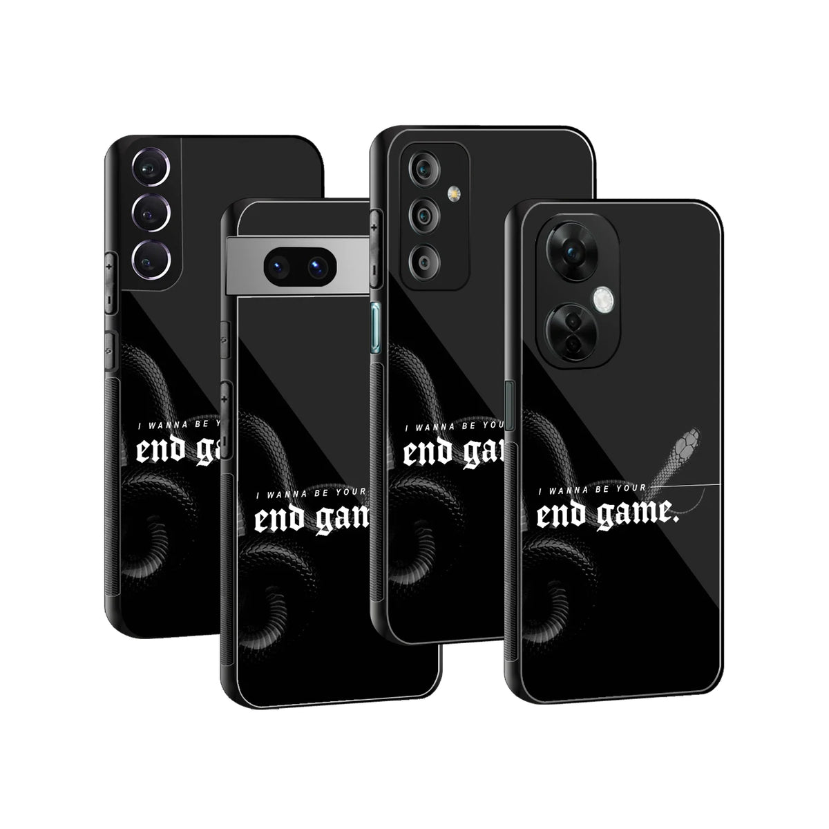 Stylish Glass Back Case for All Smartphones iPhone, Samsung, OnePlus, Pixel, Redmi, Oppo, Vivo, Motorola