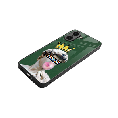 Error stylish phone case for oneplus nord ce5 5g | glossy glass and slim fit