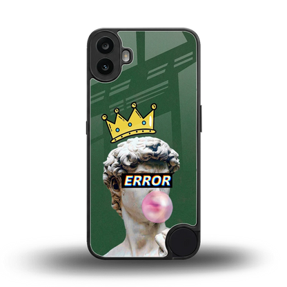 Error back phone cover | glass case for cmf nothing phone 1