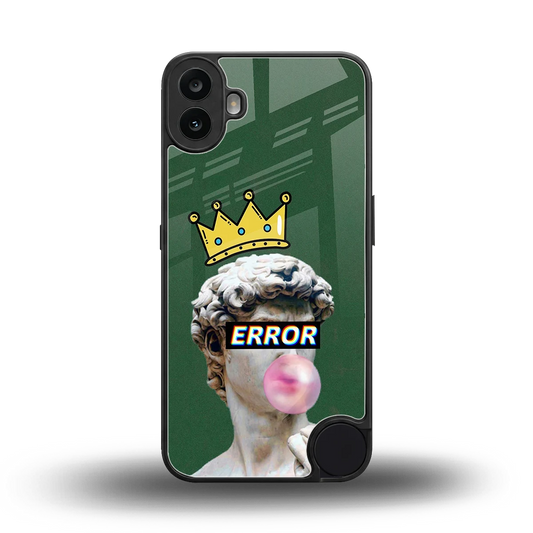 Error back phone cover | glass case for cmf nothing phone 1