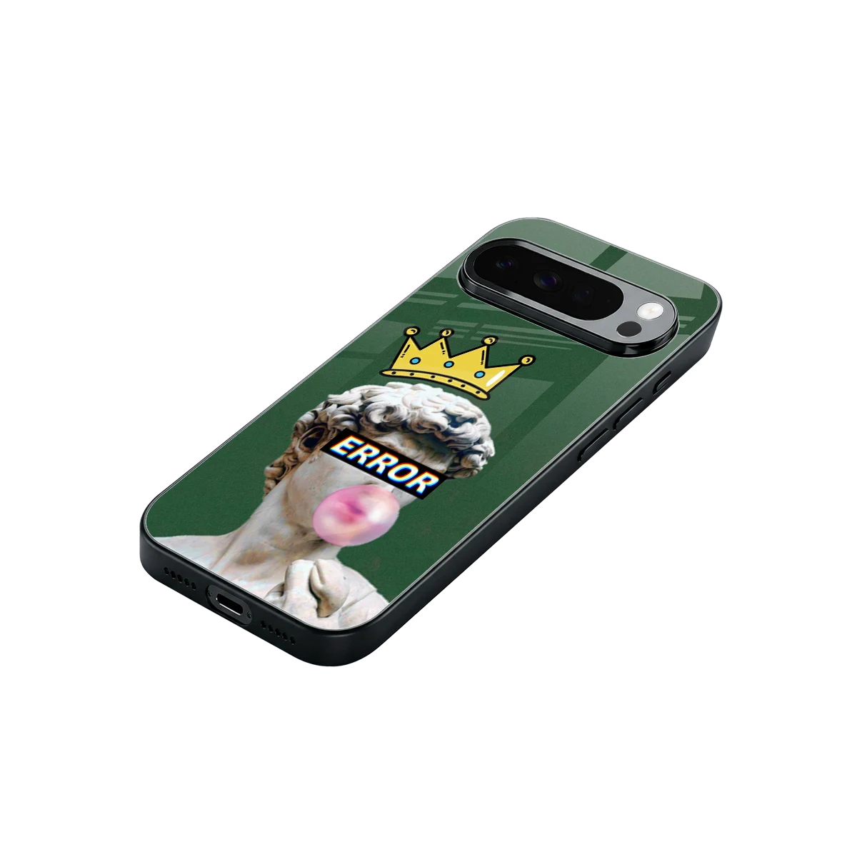 Error stylish phone case for google pixel 10 pro xl | glossy glass and slim fit
