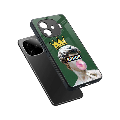 Error sleek iqoo neo 10r 5g cover with tempered glass back and TPU edges