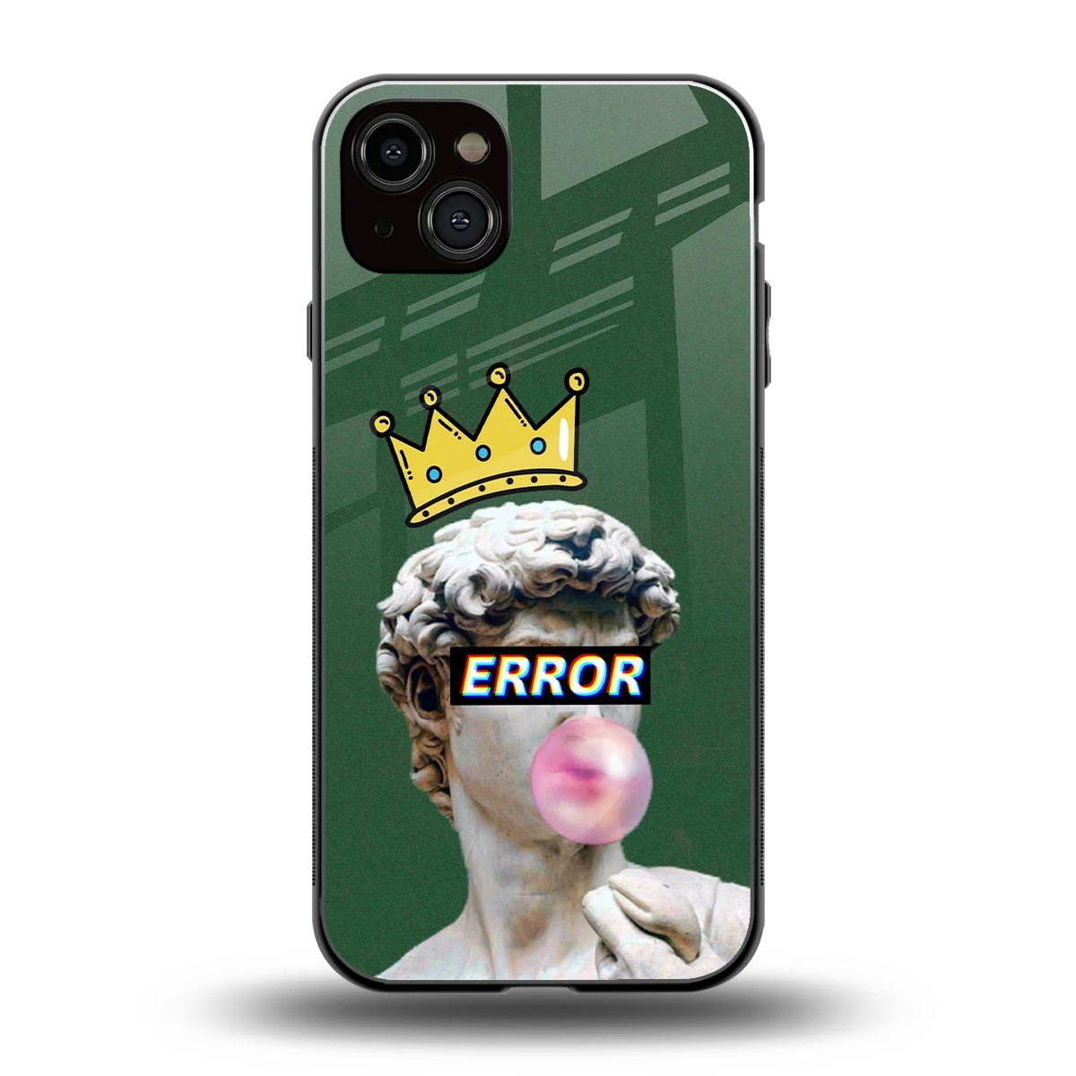Error back phone cover | glass case for iphone 14 plus