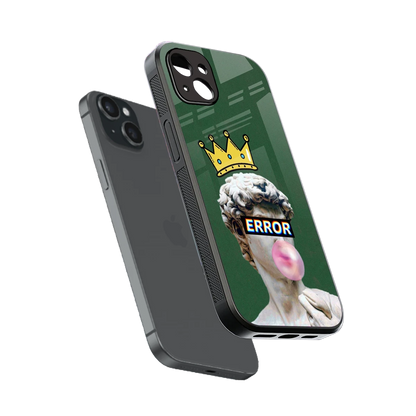 Error sleek iphone 14 plus cover with tempered glass back and TPU edges