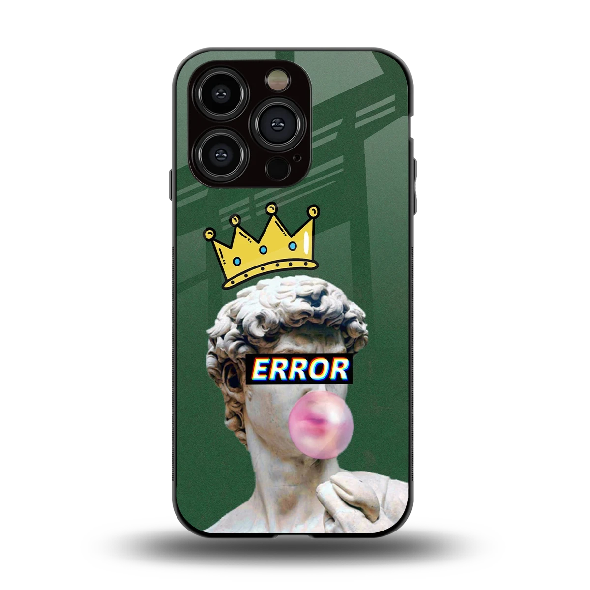 Error back phone cover | glass case for iphone 15 pro