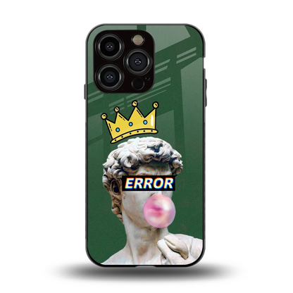 Error back phone cover | glass case for iphone 15 pro