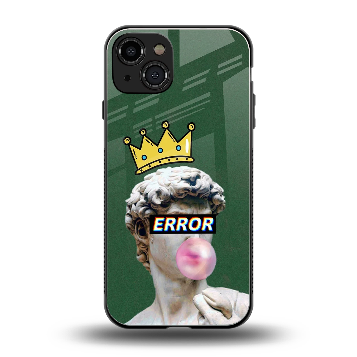 Error back phone cover | glass case for iphone 15