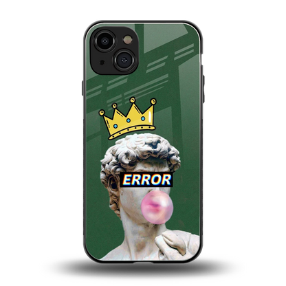 Error back phone cover | glass case for iphone 15