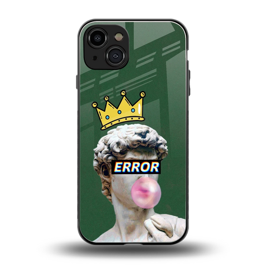 Error back phone cover | glass case for iphone 15