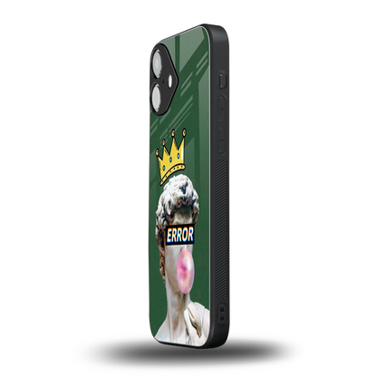 Error iphone 16 plus mobile cover | shockproof glass phone case