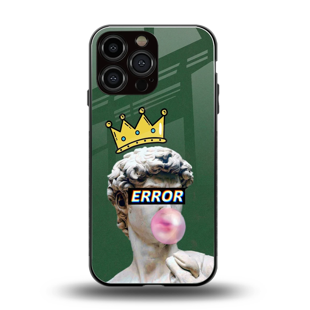 Error back phone cover | glass case for iphone 16 pro max