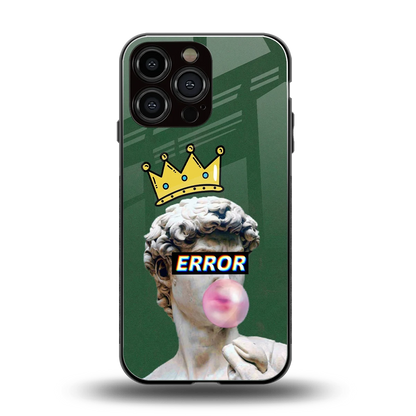 Error back phone cover | glass case for iphone 16 pro max
