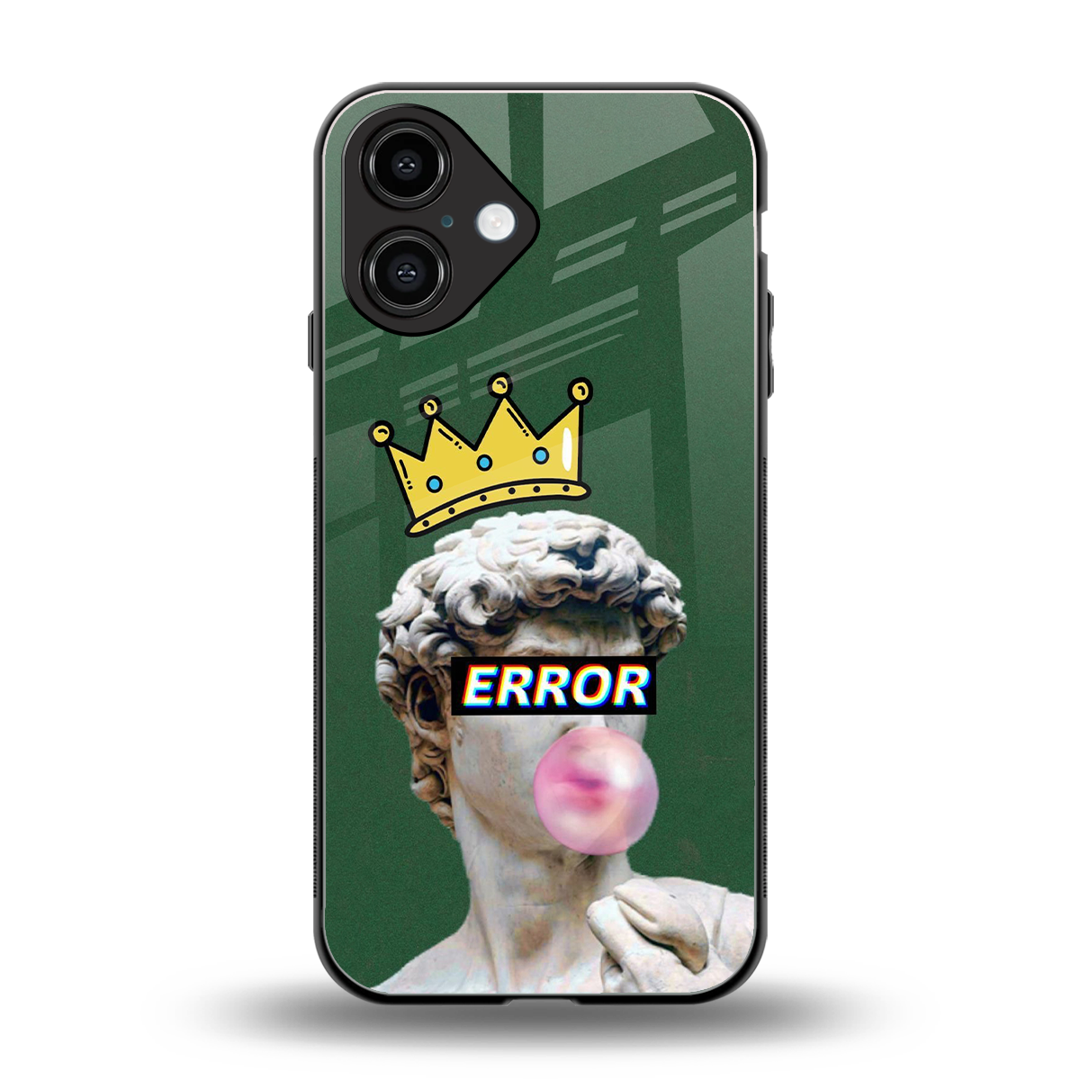 Error back phone cover | glass case for iphone 16
