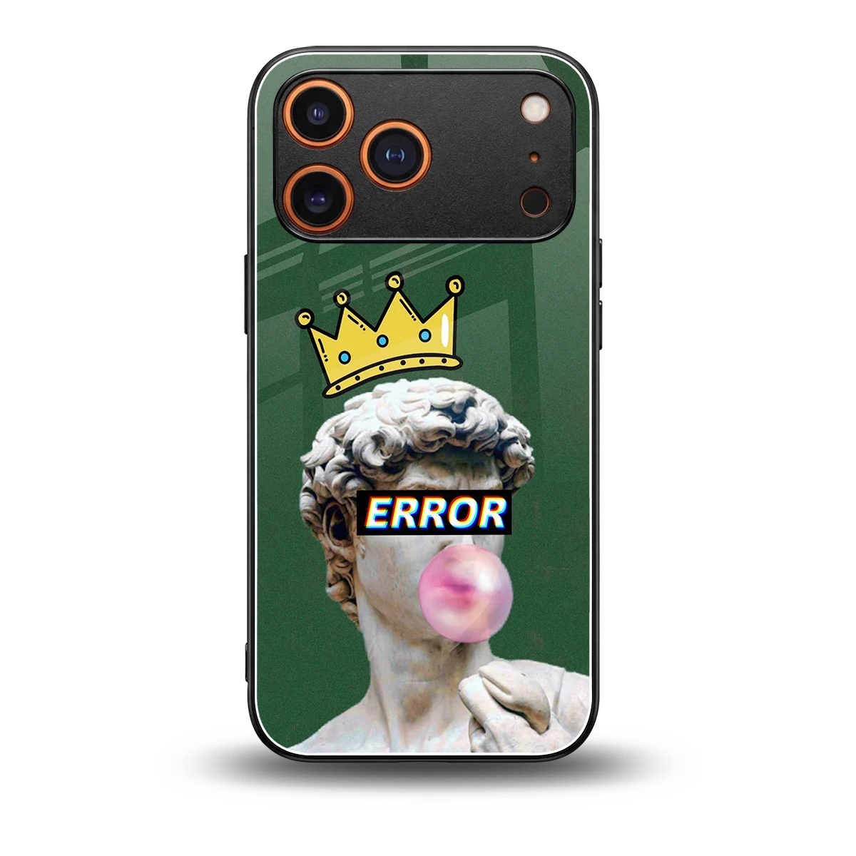 Error back phone cover | glass case for iphone 17 pro max