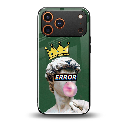 Error back phone cover | glass case for iphone 17 pro max