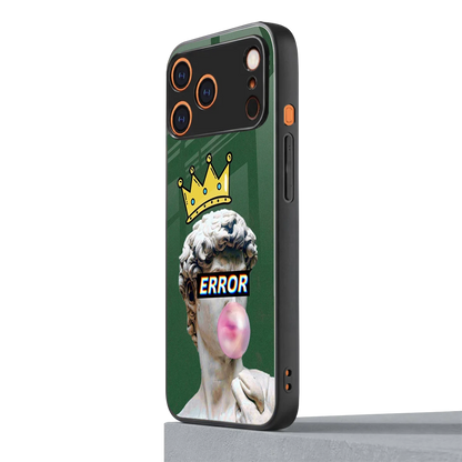 Error iphone 17 pro max mobile cover | shockproof glass phone case