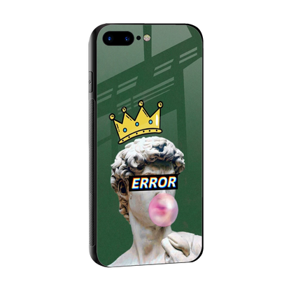 Error sleek iphone 7 plus cover with tempered glass back and TPU edges