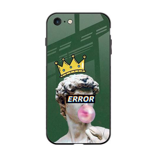 Error back phone cover | glass case for iphone 8