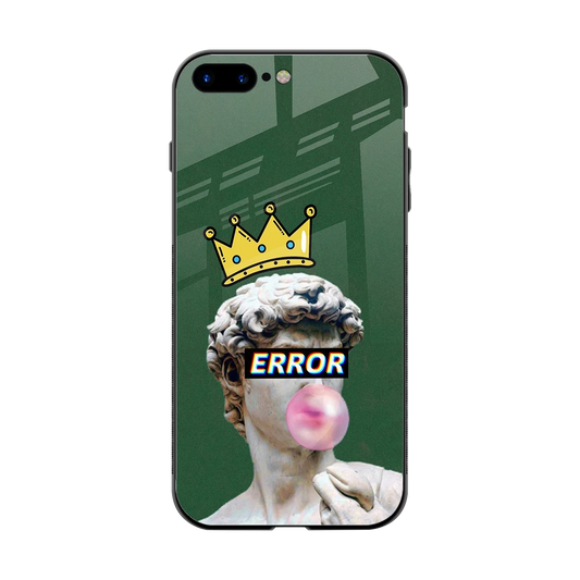 Error back phone cover | glass case for iphone 7 plus