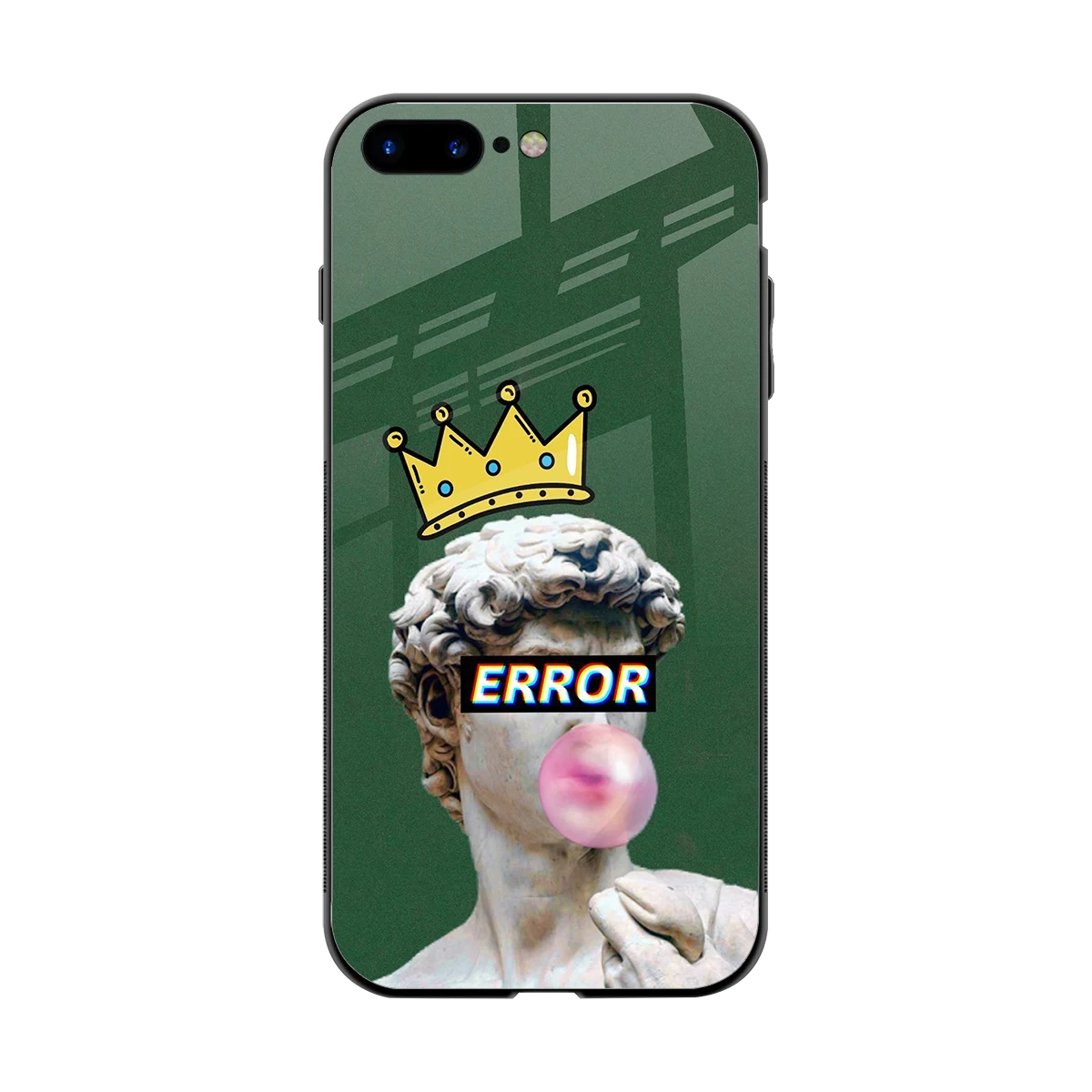 Error back phone cover | glass case for iphone 8 plus