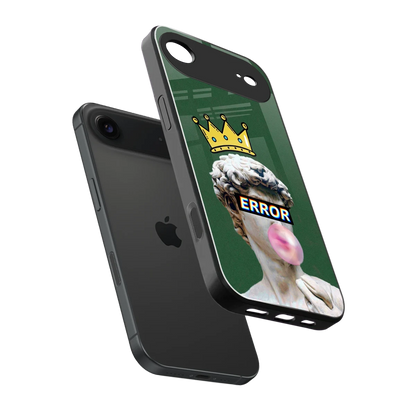 Error sleek iphone air cover with tempered glass back and TPU edges
