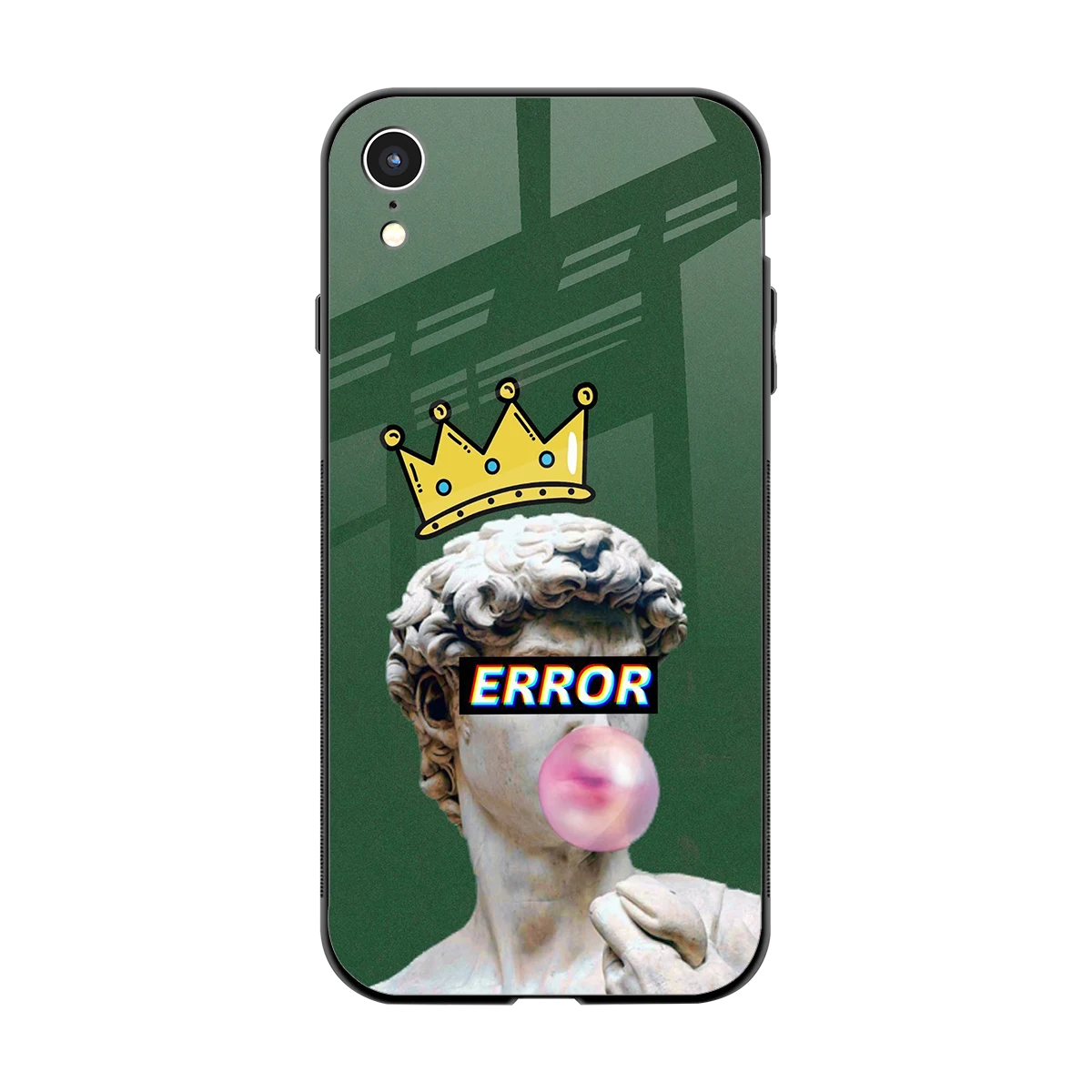 Error back phone cover | glass case for iphone xr