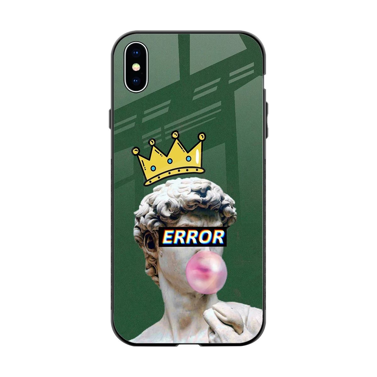Error back phone cover | glass case for iphone xs max