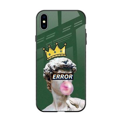 Error back phone cover | glass case for iphone xs max