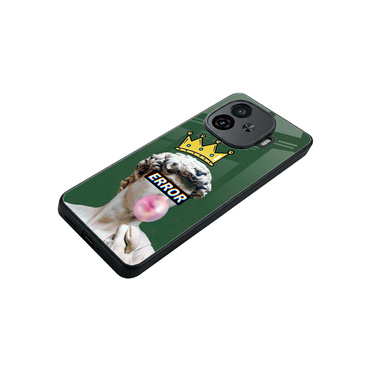 Error stylish phone case for iqoo neo 10r 5g | glossy glass and slim fit